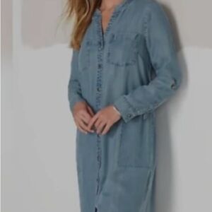 J. Jill Blue Midi Dress